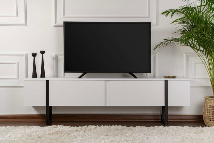 Nordure Serenity Soporte para TV Blanco y Negro Nordure Serenity Soporte para TV Blanco y Negro